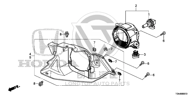 Front Fog Lamp (Right) 33900-STKA1 33900STKA1 for Honda