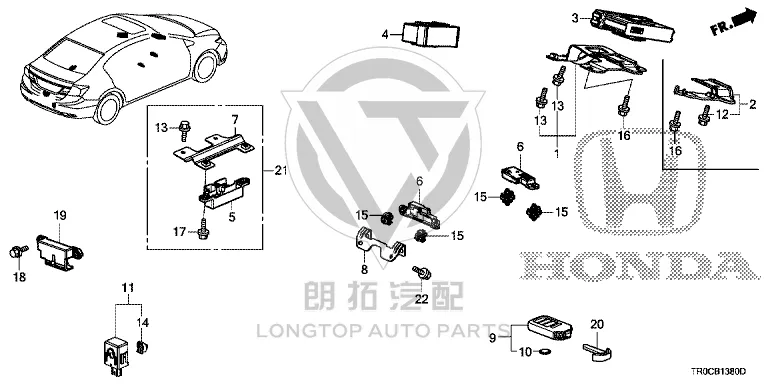 Reversing Electronic Buzzer 74940-TR003 74940TR003 for Honda