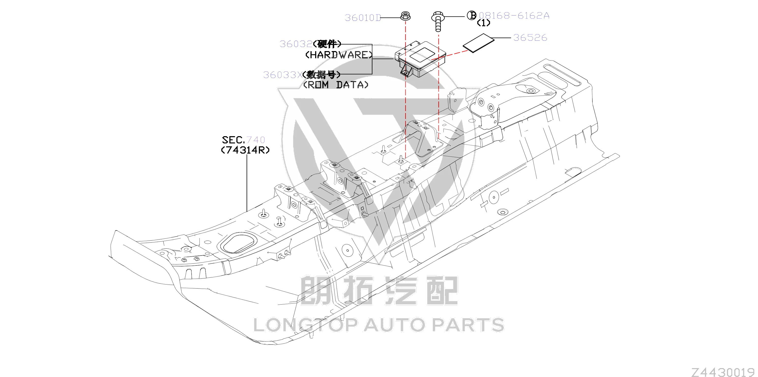 Electronic Parking Control Module 36032-4BA0B 360324BA0B for Nissan