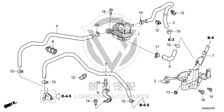 Charcoal Canister Solenoid Valve 36162-5AAA0 361625AAA01 for Honda