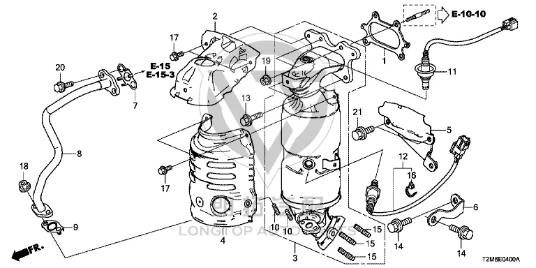 Oxygen Sensor (front) 36531-5M1H01 365315M1H01 for Honda