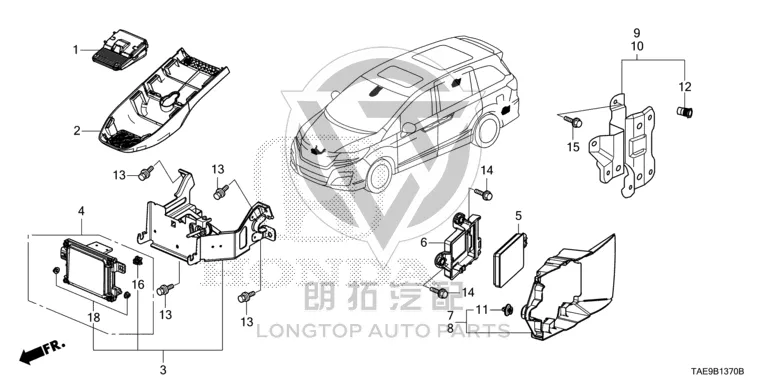 Lane Departure Warning Device Bracket 36801-TAEH01 36801TAEH01 for Honda
