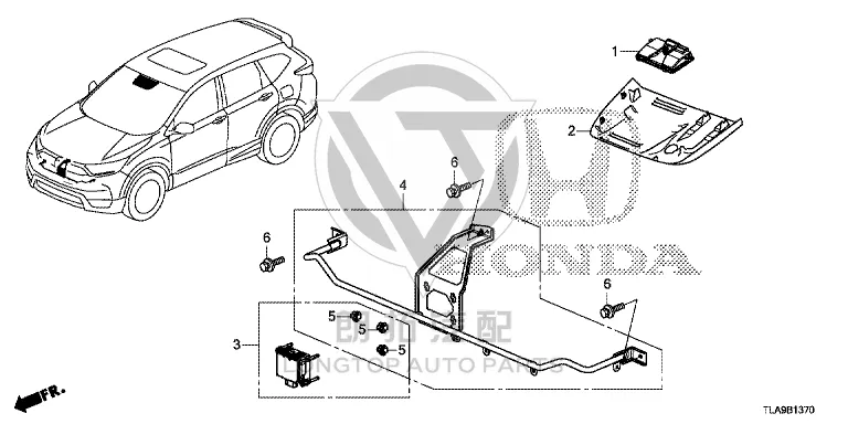 Pedestrian Protection Sensor Bracket 36805-TLAA10 36805TLAA10 for Honda