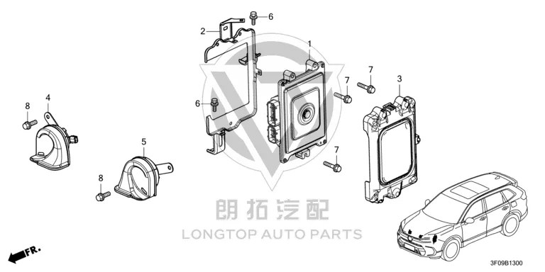 Bass Speaker 38100-3A0H11 381003A0H11 for Honda