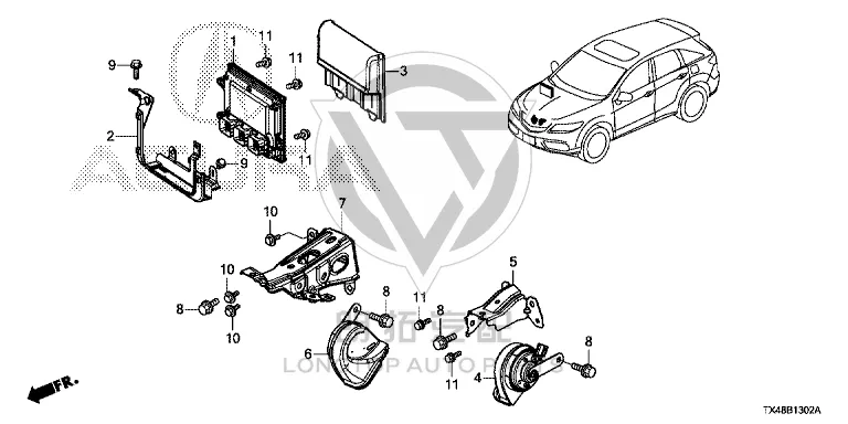Horn Speaker 38150-T7JH0 38150T7JH01 for Honda