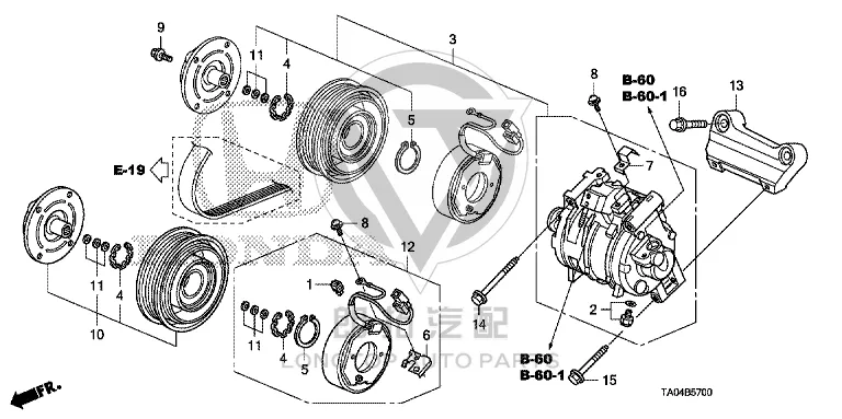 Air Conditioning Pump 38810-R40A01 38810R40A01 for Honda