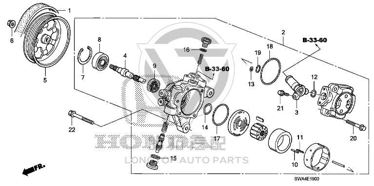 Generator belt 38920-RBBE03 38920RBBE03 for Honda