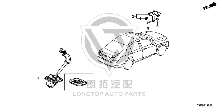 Rear camera 39530-T2A-U21 39530T2AU21 for Honda