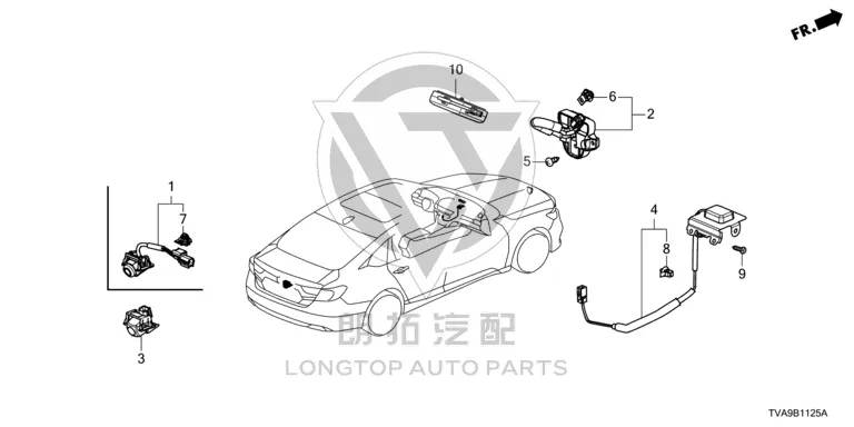 Rear Camera 39530-TVEH0 39530TVEH01 for Honda