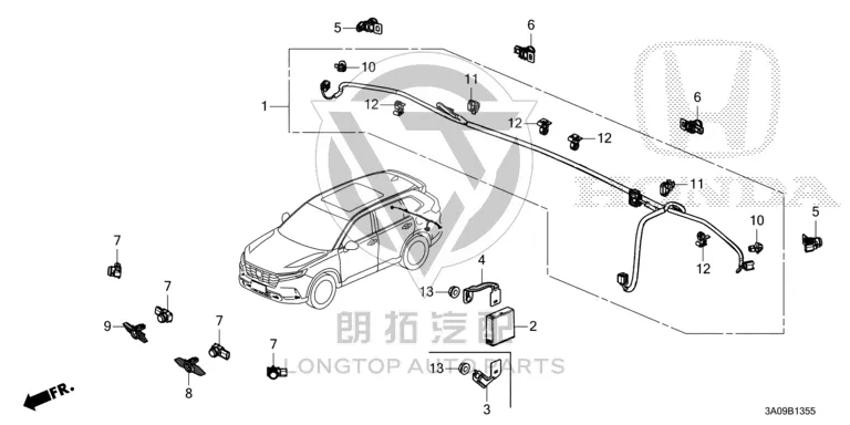 Rear Bumper Parking Sensor 39680-3V0P1 396803V0P1 for Honda