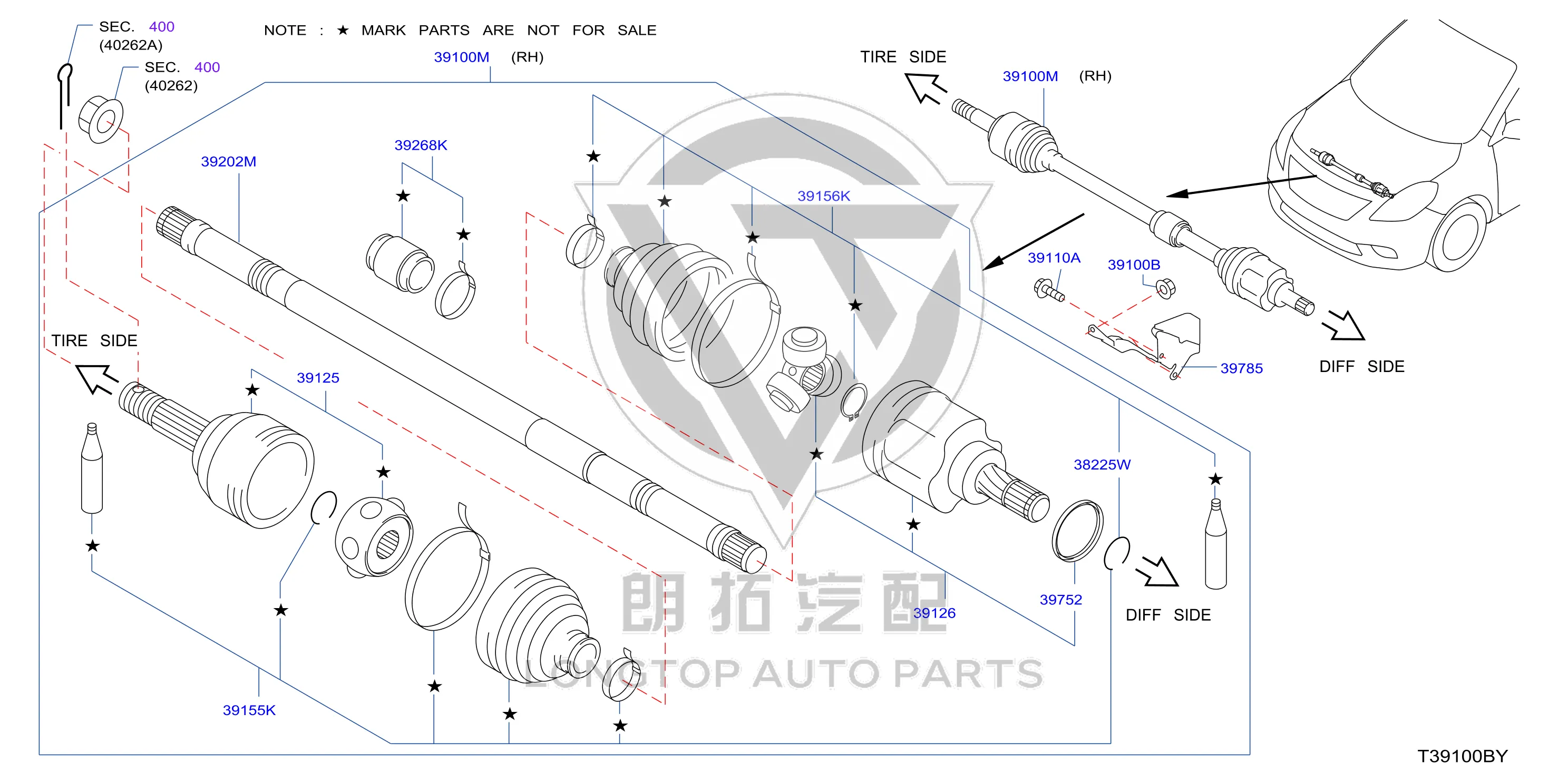 Front Half Shaft Boot C9741-1HM0A C97411HM0A for Nissan