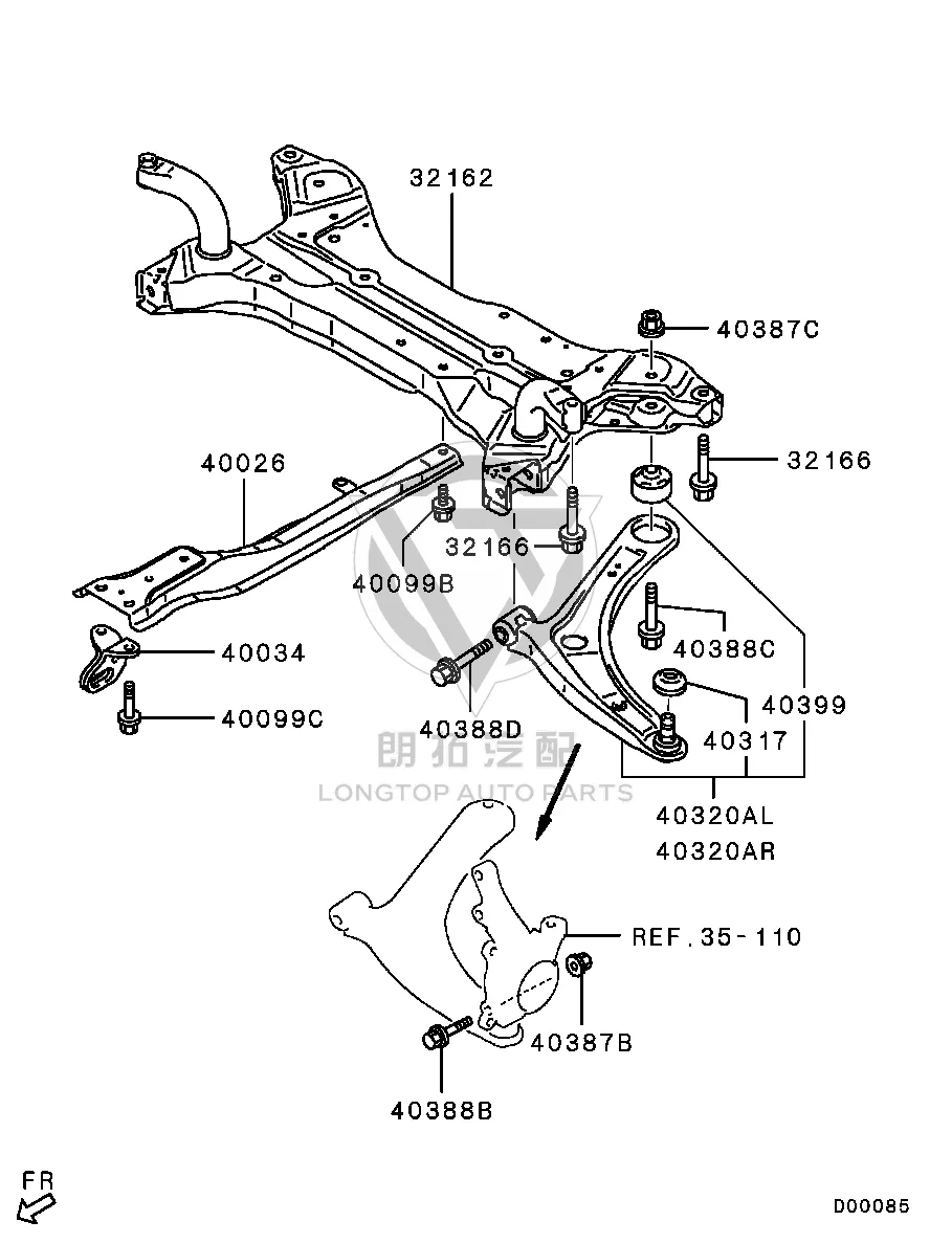 Engine Joist 4000A-369 4000A369 for Mitsubishi GA1W