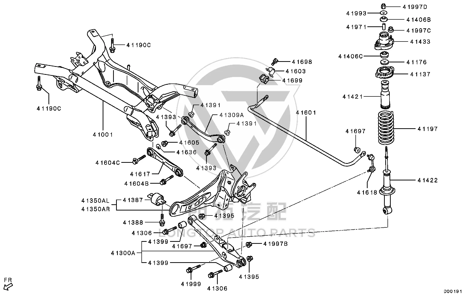 Nut MF920-661 MF920661 for Mitsubishi A03A