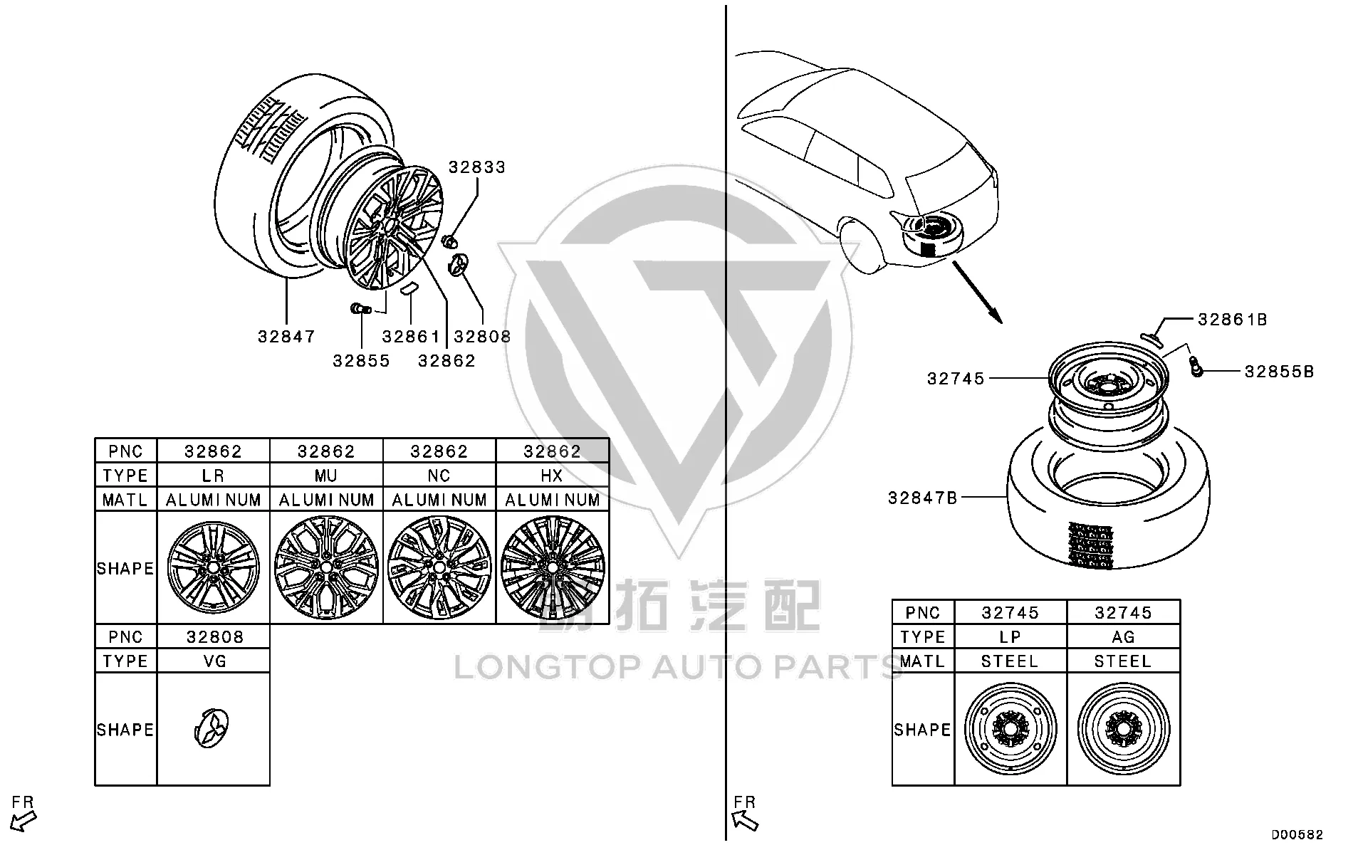 Steel Rim 4250G-683 4250G683 for Mitsubishi GF7W