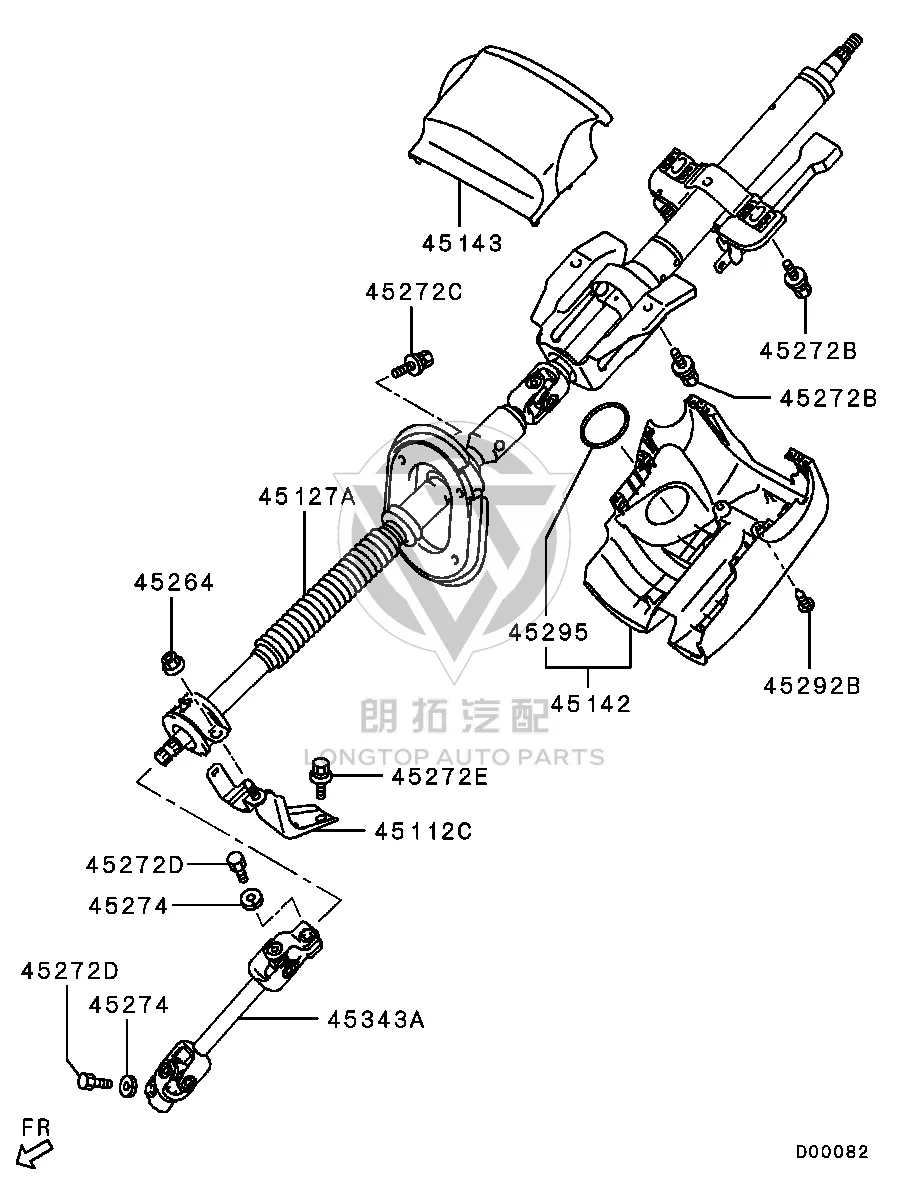 Steering Column 4401A-065 4401A065 for Mitsubishi V87W