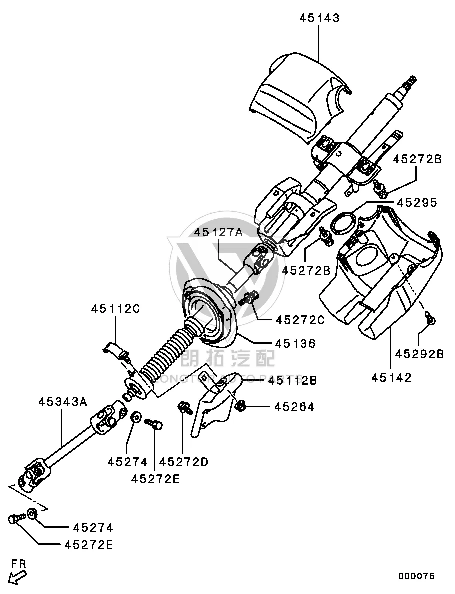 Steering Column Support Bracket 4405A-022 4405A022 for Mitsubishi KA4T