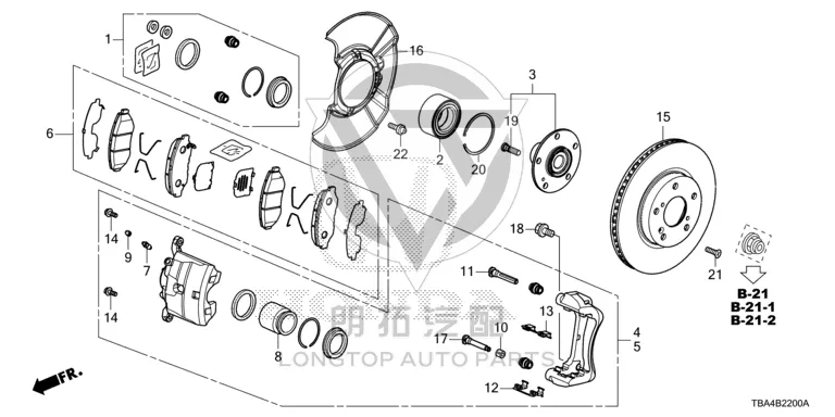 Front Wheel Bearing 44300-TBCA01 44300TBCA01 for Honda