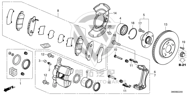 Front Brake Disc 45251-SNVH-01 45251SNVH01 for Honda