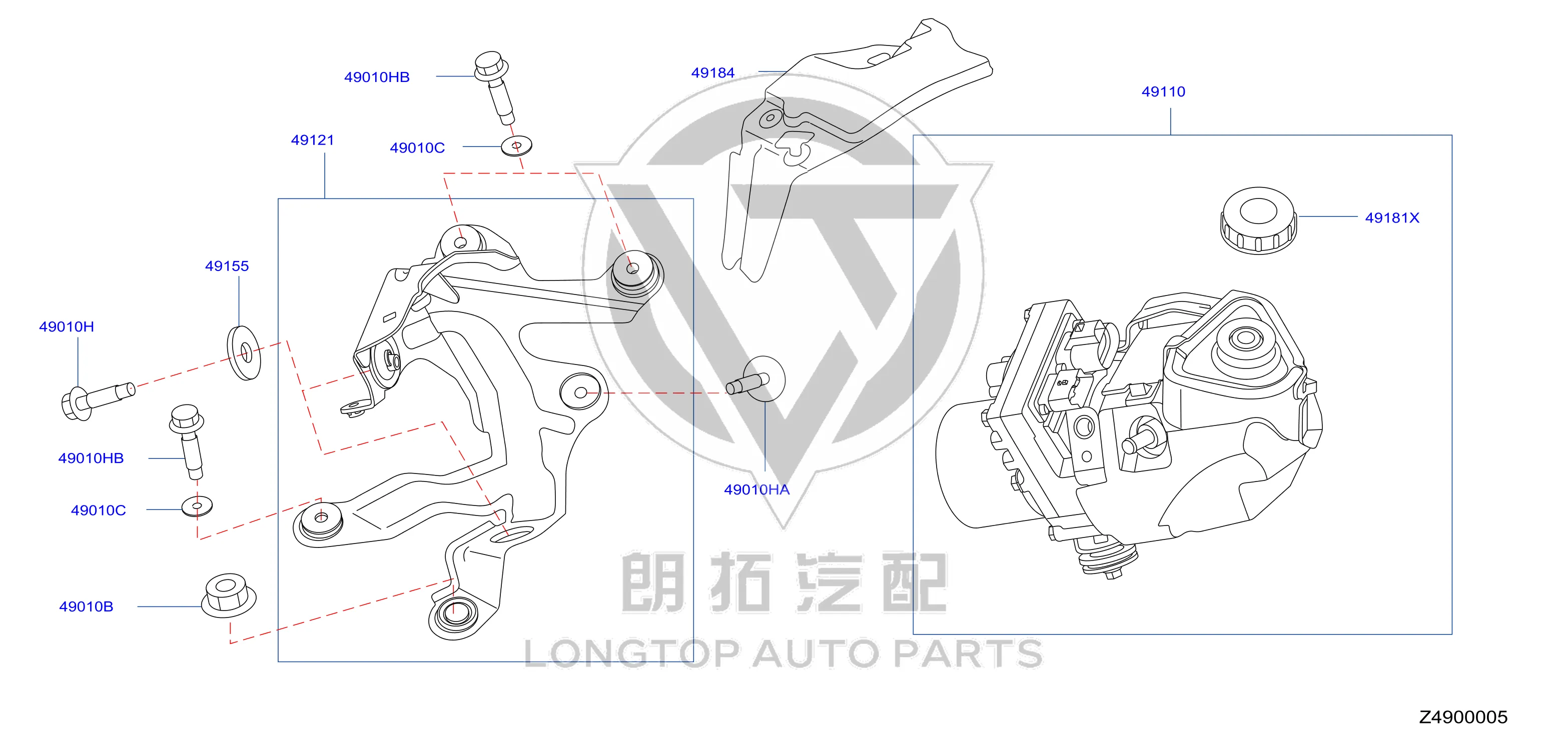 Power Steering Pump 49110-3TS5D 491103TS5D for Nissan