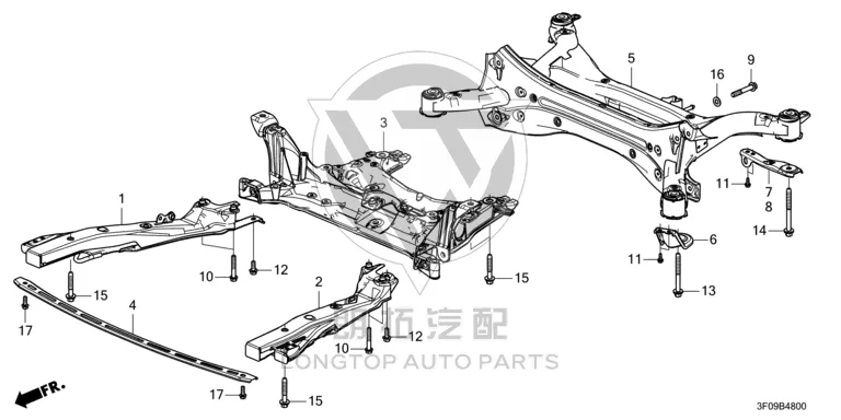 Rear Axle Housing 50300-3E5H0 503003E5H00 for Honda