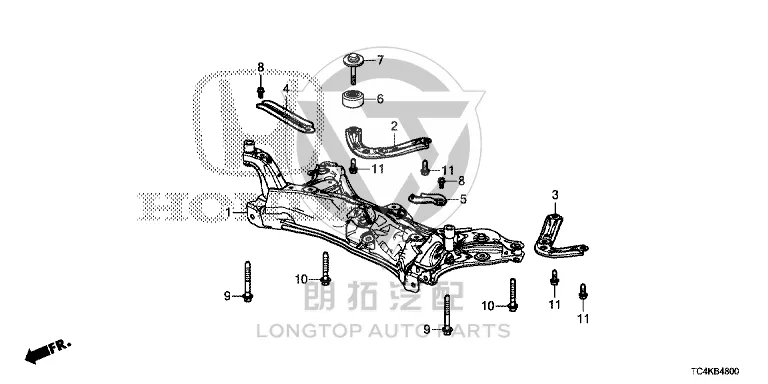 Subframe 50200-TFS03 50200TFS003 for Honda