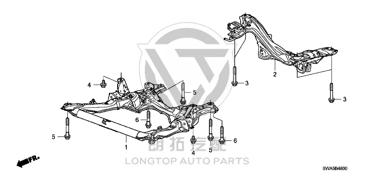 Rear Axle Housing 50300-SWAA0 50300SWAA0 for Honda CR-V