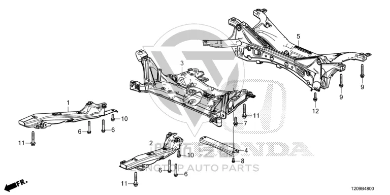 Subframe 50200-T24T01 50200T24T01 for Honda