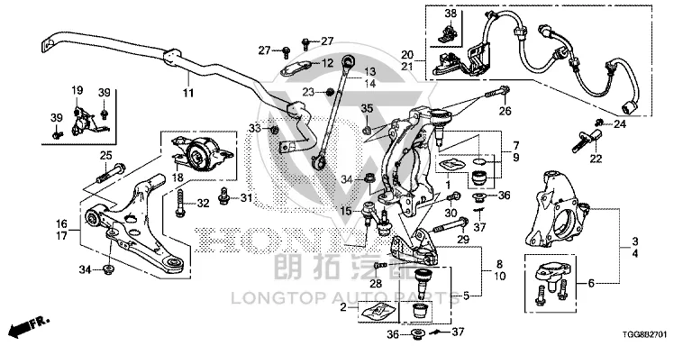 Front Lower Control Arm Ball Joint 51220-T6A-305 51220T6A305 for Honda