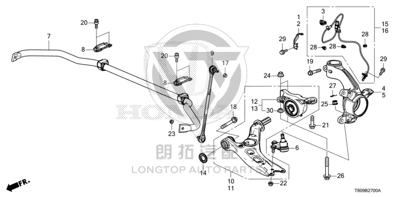 Front Lower Control Arm Ball Joint 51220-TNY-J01 51220TNYJ01 for Honda