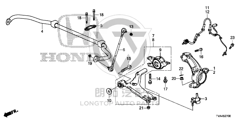 Front Lower Control Arm Ball Joint (Right) 51220-TVAA01 51220TVAA01 for Honda