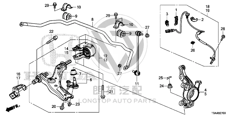 Front Lower Control Arm Ball Joint 51220-STKA01 51220STKA01 for Honda