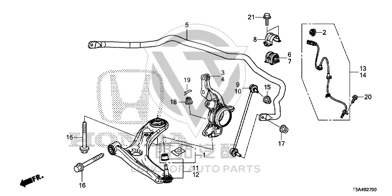 Front Balance Bar Ball Joint 51320-T5A03 51320T5A003 for Honda