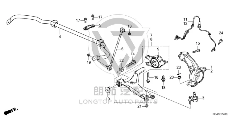 Front Balance Bar Ball Joint 51320-TVAA01 51320TVAA01 for Honda