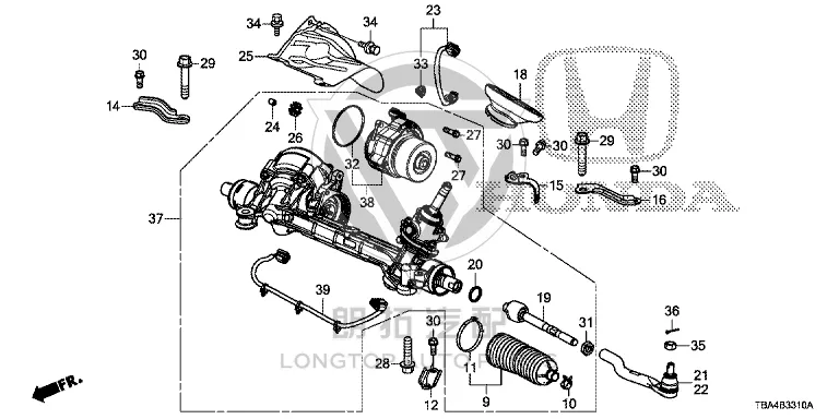 Steering Wheel Dust Cover 53429-TBA-A01 53429TBAA01 for Honda