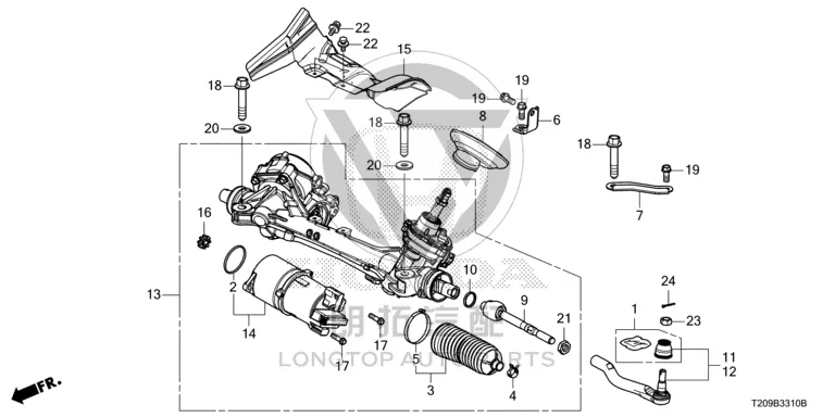 Inner Ball Joint of Steering Gear 53521-TBA-A01 53521TBAA01 for Honda Civic
