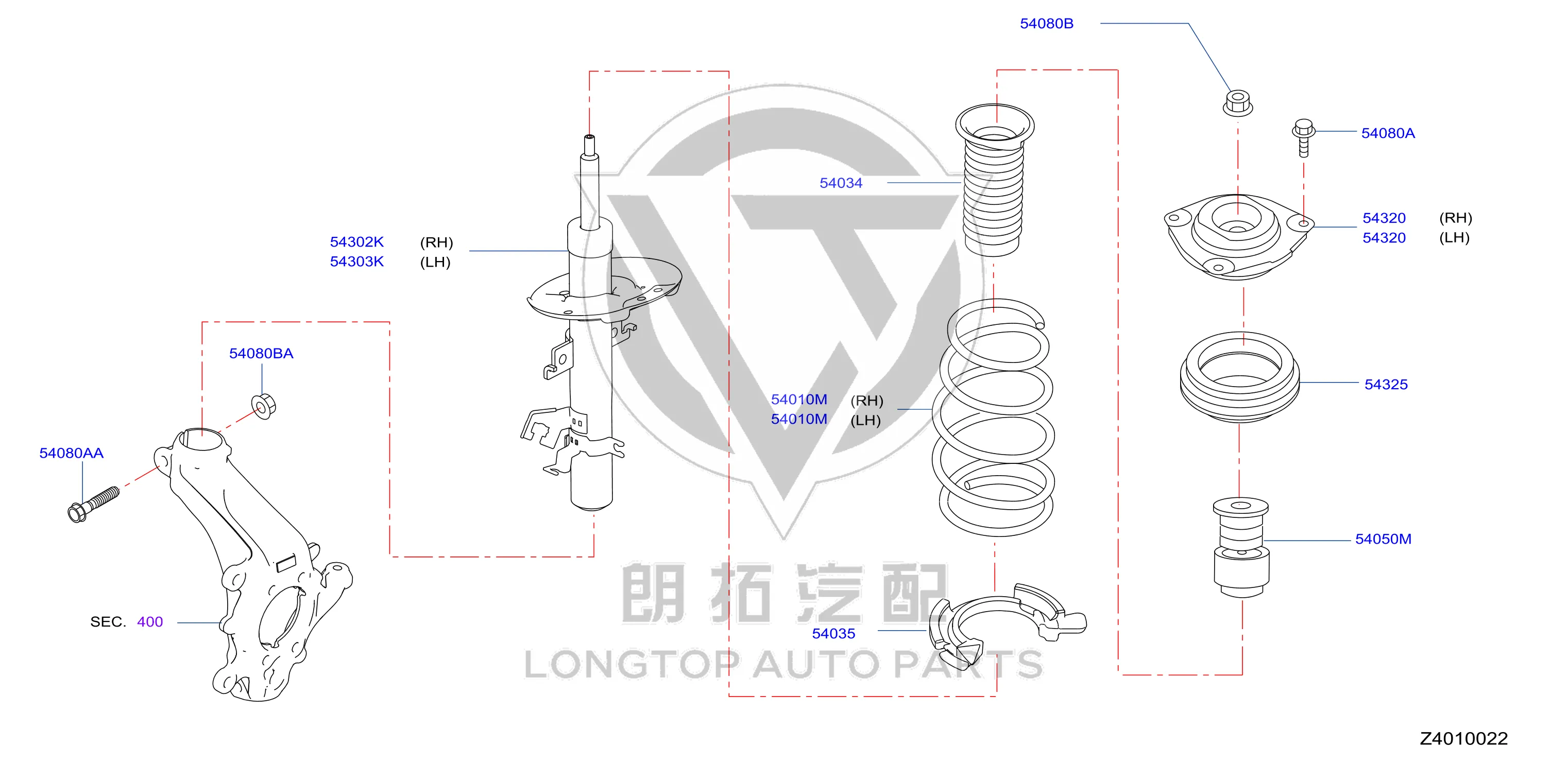 Front Shock Absorber Bearing 54325-8271R 543258271R for Nissan