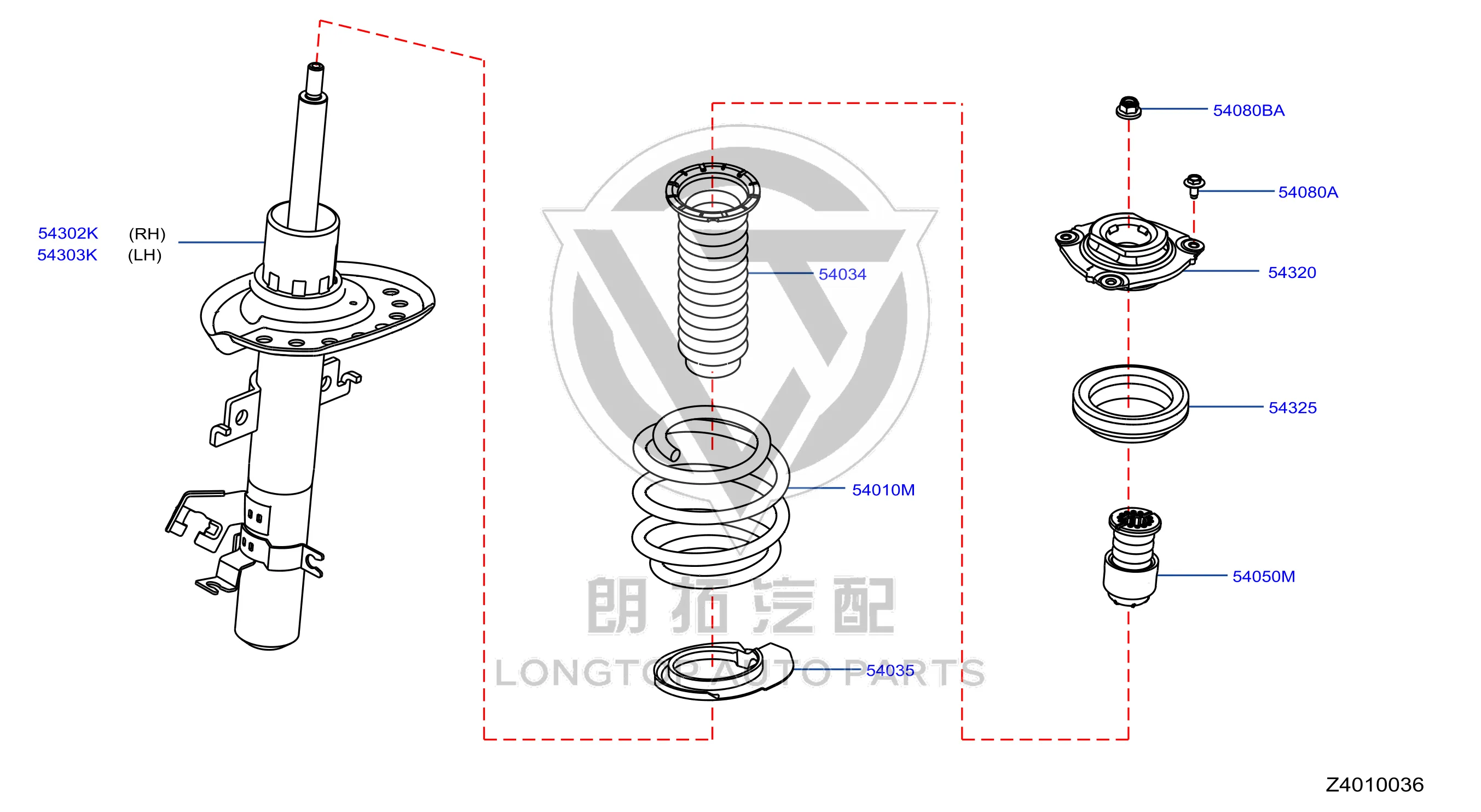 Front Shock Absorber Rubber 54325-6LA0A 543256LA0A for Venucia