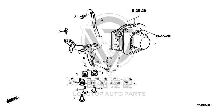 ABS Pump Assembly 57110-TC8H01 57110TC8H01 for Honda