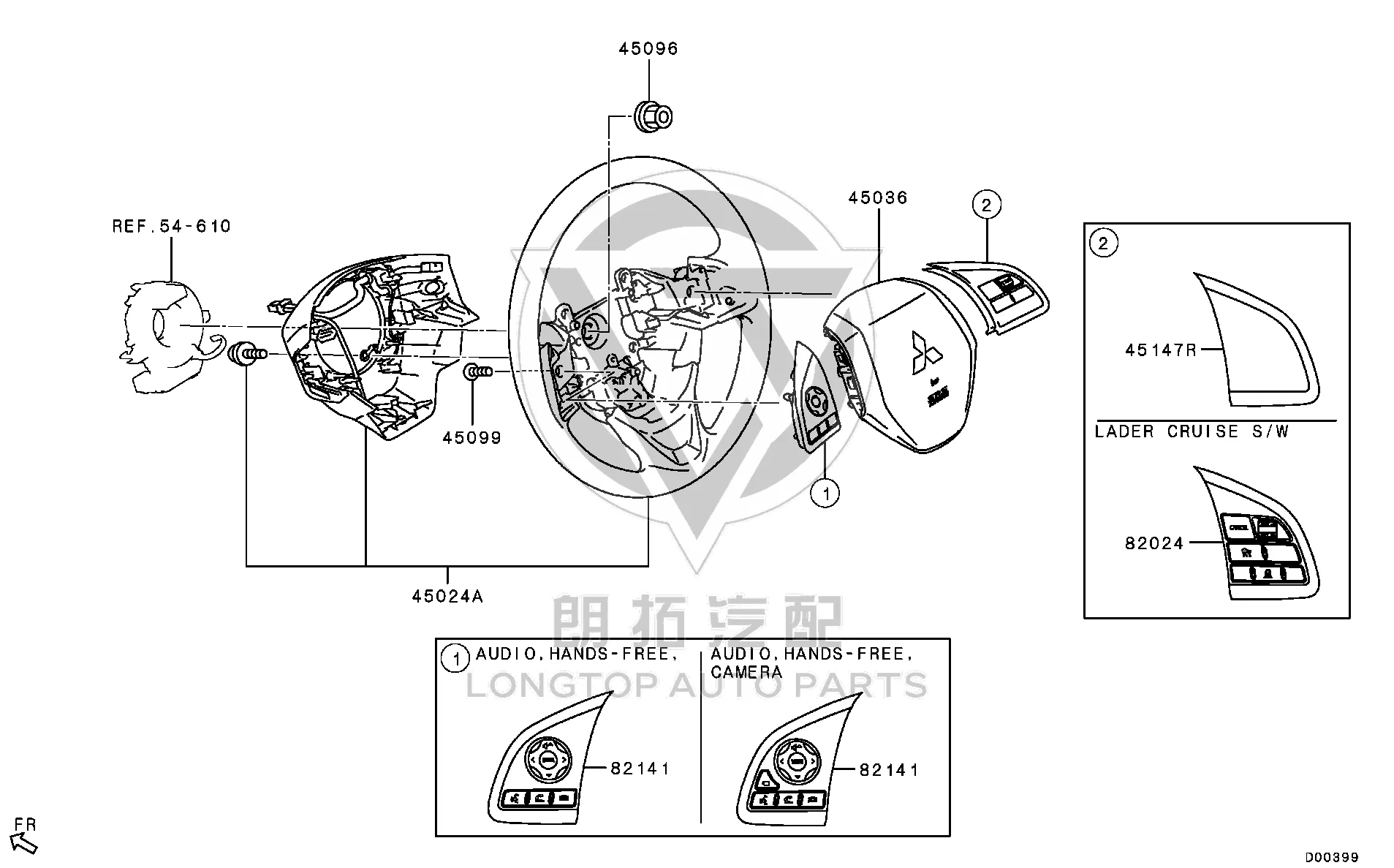 Driver's Airbag 7030A-114XA 7030A114XA for Mitsubishi GK1W