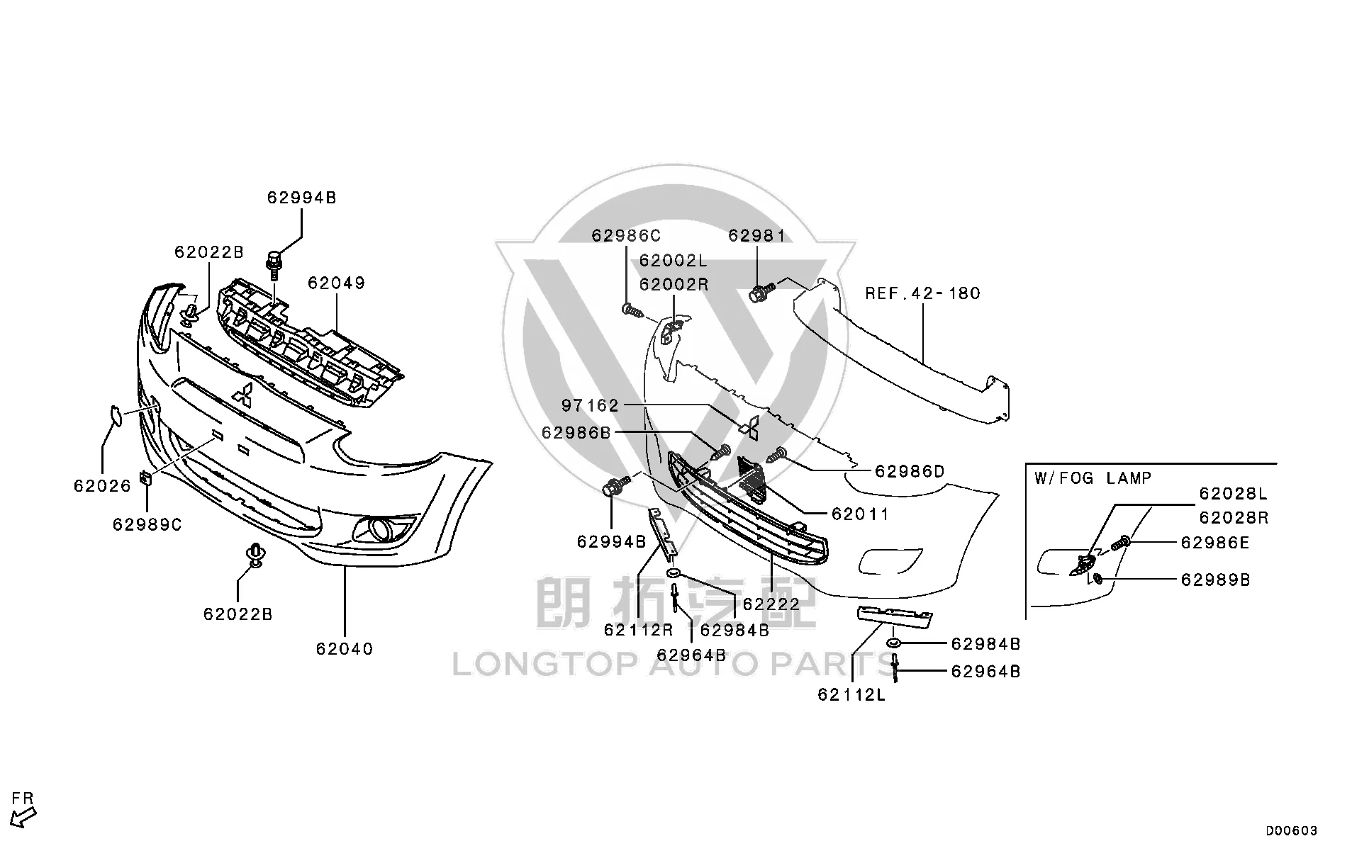 Grille Emblem 7415A-60300 7415A60300 for Mitsubishi A03A