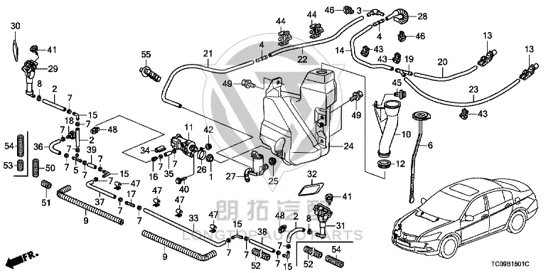 Headlight Washer Pump 76806-SNBS01 76806SNBS01 for Honda