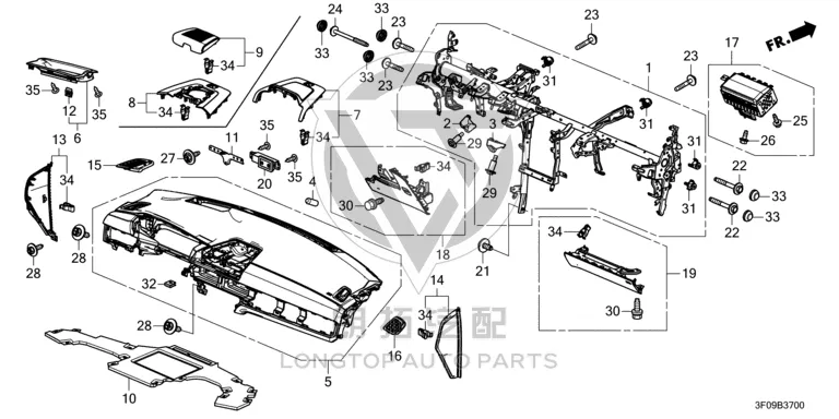 Copilot Airbag 77820-3B4H80 778203B4H80 for Honda