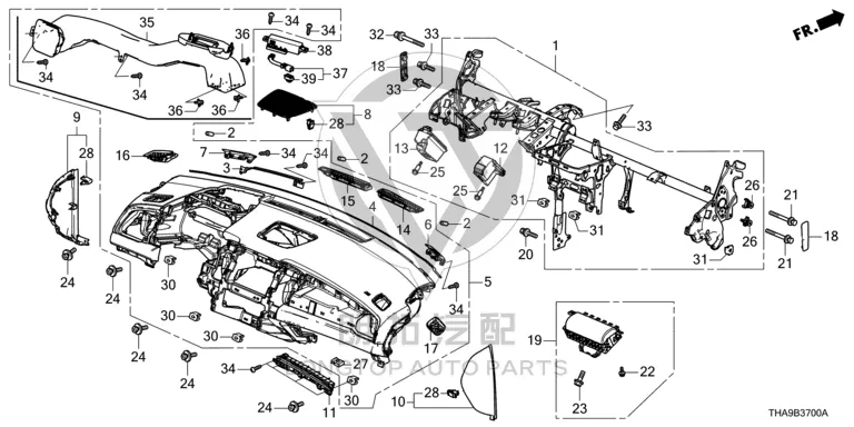 Copilot Airbag 77820-THAH80 77820THAH80 for Honda