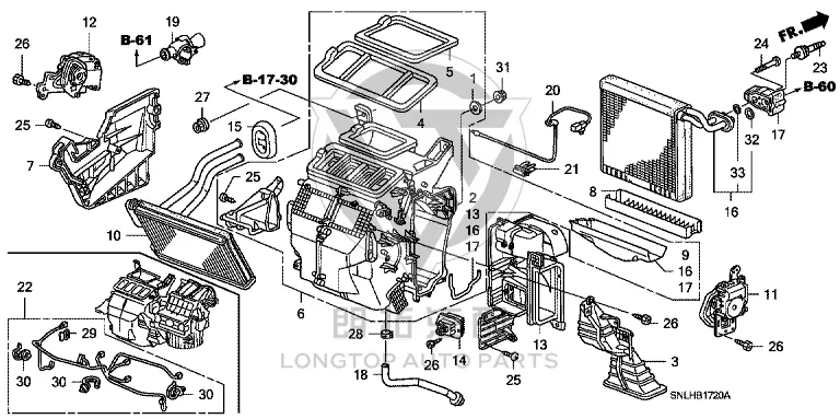 Evaporator Core 80211-SNKA0 80211SNKA0 for Honda