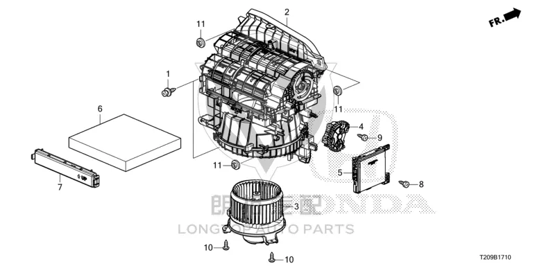 Air Conditioner Grille 80292-TF003 80292TF003 for Honda