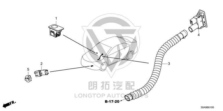 Exterior Temperature Sensor Bracket 91555-S2R03 91555S2R03 for Honda