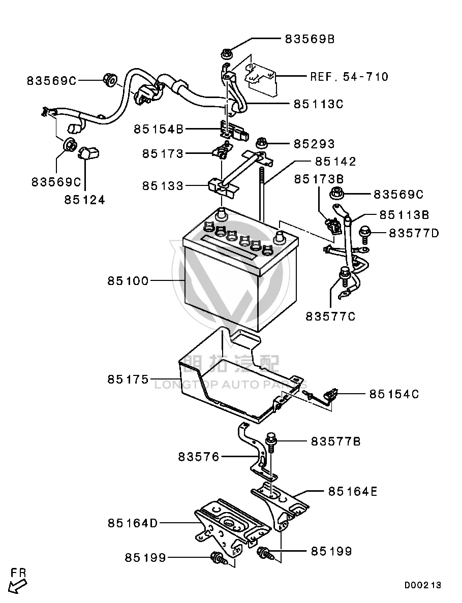 Battery Bracket 8201A-00300 8201A00300 for Mitsubishi CW4W