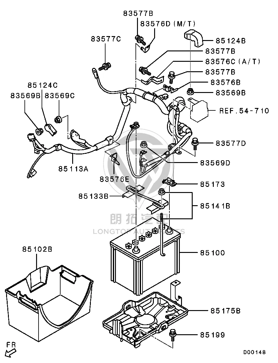 Storage battery 8201A-137 8201A137 for Mitsubishi V87W