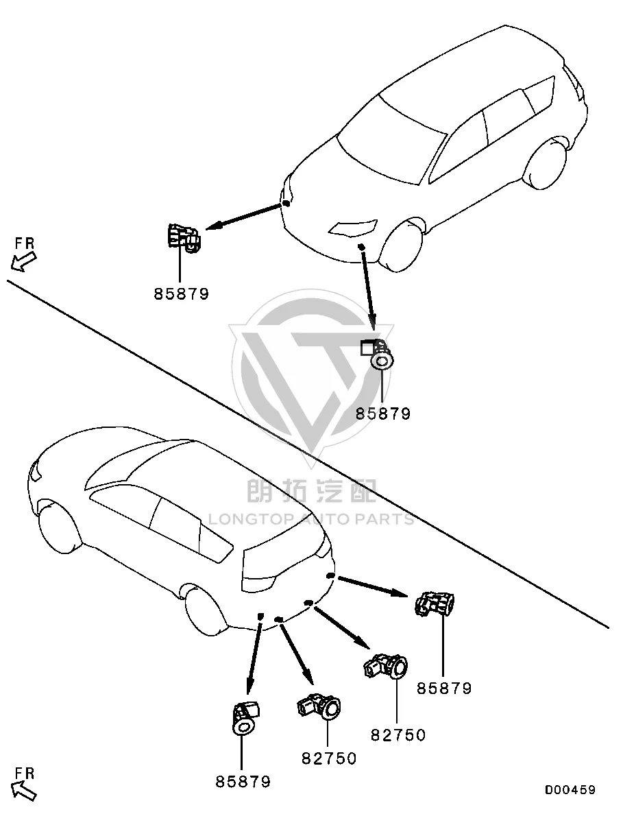 Rear Bumper Radar Sensor 8651A-056HA 8651A056HA for Mitsubishi CW4W
