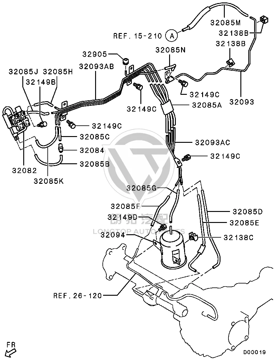 Clutch Solenoid Valve 8657A-03100 8657A03100 for Mitsubishi V87W